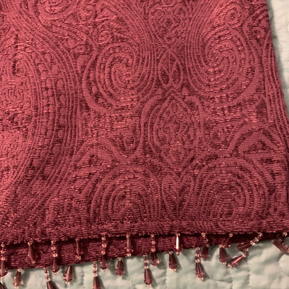 Pretty Plum Color Tablecloth 50 W x 61 L